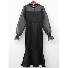 画像をギャラリービューアに読み込む, パーティドレス 結婚式 2次会 シースルー マーメイド