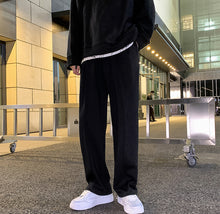 画像をギャラリービューアに読み込む, メンズ センタープレス 韓国 リラックスパンツ  2色