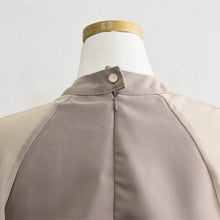 画像をギャラリービューアに読み込む, 袖シフォンハイウエストジャンプスーツ 2色