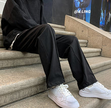 画像をギャラリービューアに読み込む, メンズ センタープレス 韓国 リラックスパンツ  2色