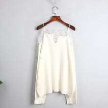 画像をギャラリービューアに読み込む, オフショルダー レース ニット レデイース  2色