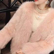 画像をギャラリービューアに読み込む, もこもこ　ファージャケット ショート丈 フェイクファー