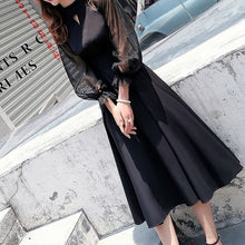 画像をギャラリービューアに読み込む, パフスリーブ ドレススカート　ドレス　パーティー　