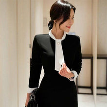 画像をギャラリービューアに読み込む, ボウタイワンピース ブローチセット 上品 きれいめ フォーマル