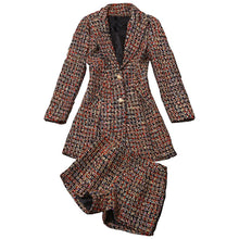 画像をギャラリービューアに読み込む, セットアップ パンツスーツ ツイードジャケット ショート丈