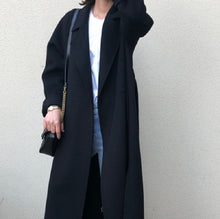 画像をギャラリービューアに読み込む, ハンドメイド サイドスリットロング コート レデイース  3色