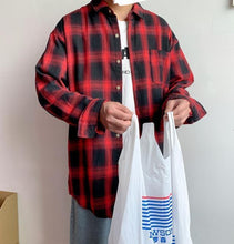 画像をギャラリービューアに読み込む, メンズ 長袖シャツ チェックシャツ ネルシャツ 羽織り 3色