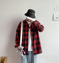 画像をギャラリービューアに読み込む, メンズ 長袖シャツ チェックシャツ ネルシャツ 羽織り 3色