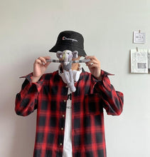 画像をギャラリービューアに読み込む, メンズ 長袖シャツ チェックシャツ ネルシャツ 羽織り 3色