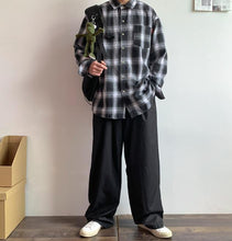 画像をギャラリービューアに読み込む, メンズ 長袖シャツ チェックシャツ ネルシャツ 羽織り 3色