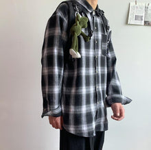 画像をギャラリービューアに読み込む, メンズ 長袖シャツ チェックシャツ ネルシャツ 羽織り 3色
