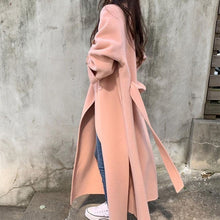 画像をギャラリービューアに読み込む, ハンドメイド サイドスリットロング コート レデイース  3色