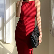 画像をギャラリービューアに読み込む, ワンピース パーティードレス 無地 タイト シンプル 3色