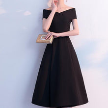 画像をギャラリービューアに読み込む, エレガント フレア ワンピース ドレス 結婚式 3色