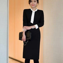 画像をギャラリービューアに読み込む, ボウタイワンピース ブローチセット 上品 きれいめ フォーマル