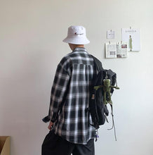 画像をギャラリービューアに読み込む, メンズ 長袖シャツ チェックシャツ ネルシャツ 羽織り 3色