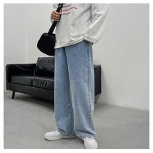 画像をギャラリービューアに読み込む, デニムパンツ メンズ ジーンズ カジュアル ワイドパンツ