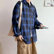 画像をギャラリービューアに読み込む, メンズ 長袖シャツ チェックシャツ ネルシャツ 羽織り 3色