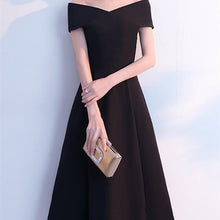 画像をギャラリービューアに読み込む, エレガント フレア ワンピース ドレス 結婚式 3色