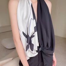 画像をギャラリービューアに読み込む, トップス ホルターネック ブラウス バイカラー