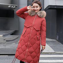 画像をギャラリービューアに読み込む, キルティング ロング 中綿 ダウンコート フード レディース  大きいサイズ 秋冬