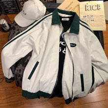 画像をギャラリービューアに読み込む, ナイロンジャケット ジップアップ ジャージ バイカラー ライン