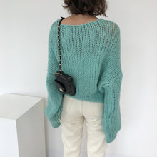 画像をギャラリービューアに読み込む, アルパカ毛混ソフトニット  レデイース 4色