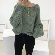 画像をギャラリービューアに読み込む, アルパカ毛混ソフトニット  レデイース 4色