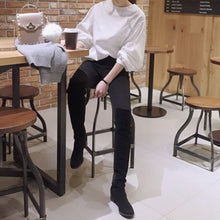 画像をギャラリービューアに読み込む, シャツ バルーンスリーブ トップス ノーカラー