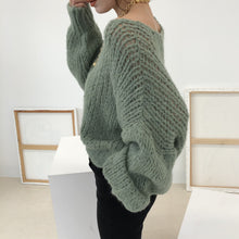 画像をギャラリービューアに読み込む, アルパカ毛混ソフトニット  レデイース 4色