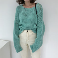 画像をギャラリービューアに読み込む, アルパカ毛混ソフトニット  レデイース 4色