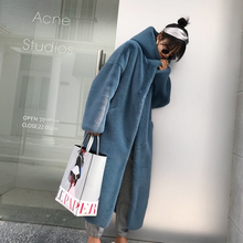 画像をギャラリービューアに読み込む, ロングファーコート♪秋冬韓国アウター、ダウン、ムートンジャケット  秋冬