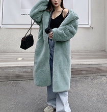 画像をギャラリービューアに読み込む, エレガント　ファーコート　モコモコ レデイース  5色