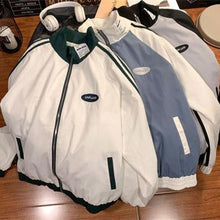 画像をギャラリービューアに読み込む, ナイロンジャケット ジップアップ ジャージ バイカラー ライン