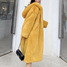 画像をギャラリービューアに読み込む, エレガント　ファーコート　モコモコ レデイース  5色