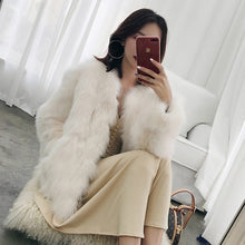 画像をギャラリービューアに読み込む, もこもこ　ファージャケット ショート丈 フェイクファー