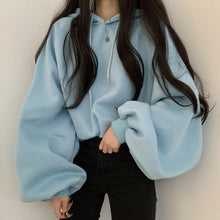 画像をギャラリービューアに読み込む, ボリューミー！裏起毛 ショートフーディー トレーナー  5色