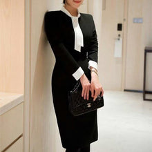 画像をギャラリービューアに読み込む, ボウタイワンピース ブローチセット 上品 きれいめ フォーマル