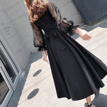 画像をギャラリービューアに読み込む, パフスリーブ ドレススカート　ドレス　パーティー　