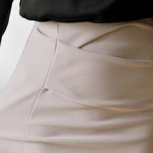 画像をギャラリービューアに読み込む, 伸縮性 タイト スカート ミディ丈 通勤 オフィス  ２色