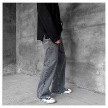 画像をギャラリービューアに読み込む, デニムパンツ メンズ ジーンズ カジュアル ワイドパンツ