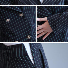 画像をギャラリービューアに読み込む, 20%OFF レディーススーツ セットアップ ストライプ 上下两点セット 秋冬