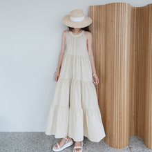 画像をギャラリービューアに読み込む, 韓国風 レディースレトロ ゆったり感 ワンピース可愛いワンピース ホワイト パープル