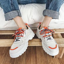 画像をギャラリービューアに読み込む, 50%OFF メンズ ダットスニーカー カジュアル 厚底カラーマッチング  秋冬 韓国風