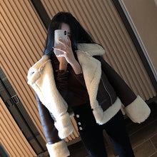 画像をギャラリービューアに読み込む, 革ジャン ジャケット ショート丈 レザー フェイクムートン