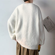 画像をギャラリービューアに読み込む, モヘア ニット セーター トップス シンプル7色 メンズ