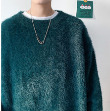 画像をギャラリービューアに読み込む, モヘア ニット セーター トップス シンプル7色 メンズ