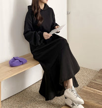 画像をギャラリービューアに読み込む, パーカーワンピース ロングワンピース スウェットワンピース