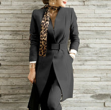 画像をギャラリービューアに読み込む, パンツスーツ フォーマル ロングジャケット 卒業式 入学式