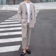 画像をギャラリービューアに読み込む, 20%OFF 韓国系 メンズ ジャケット セットアップ ギャルソン ヨウジ スーツ上下两点セット